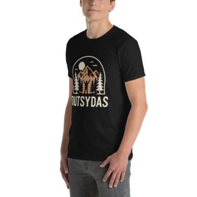 unisex-basic-softstyle-t-shirt-black-left-front-683dc05b120f6.jpg OUTSYDAS Logo Tee