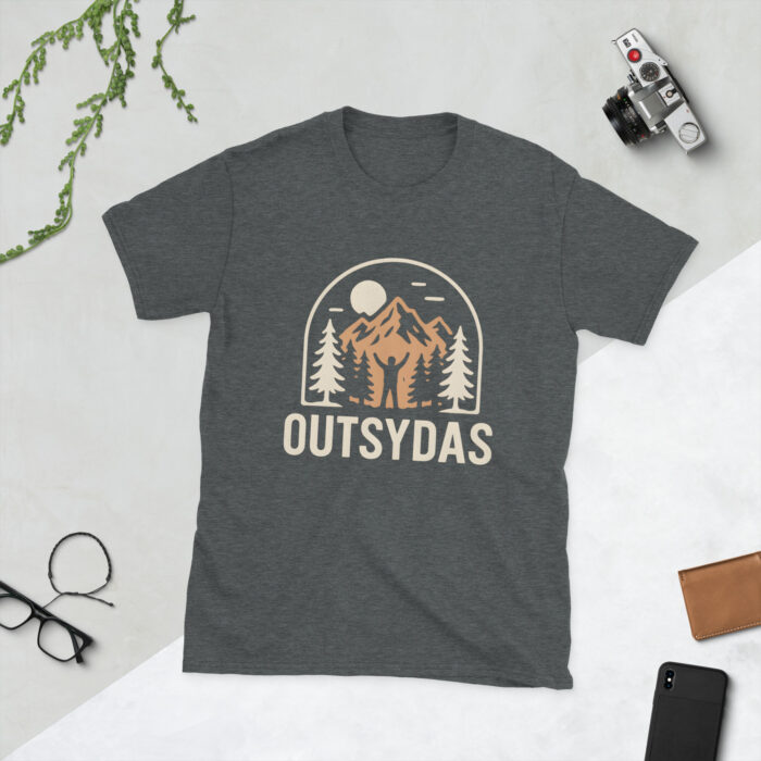 OUTSYDAS Logo Tee heather front