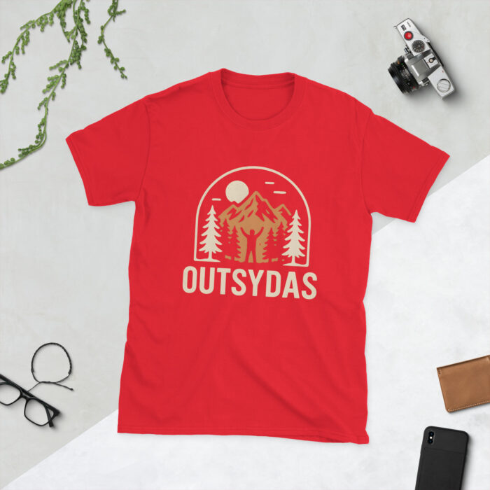 OUTSYDAS Logo Tee Red Front