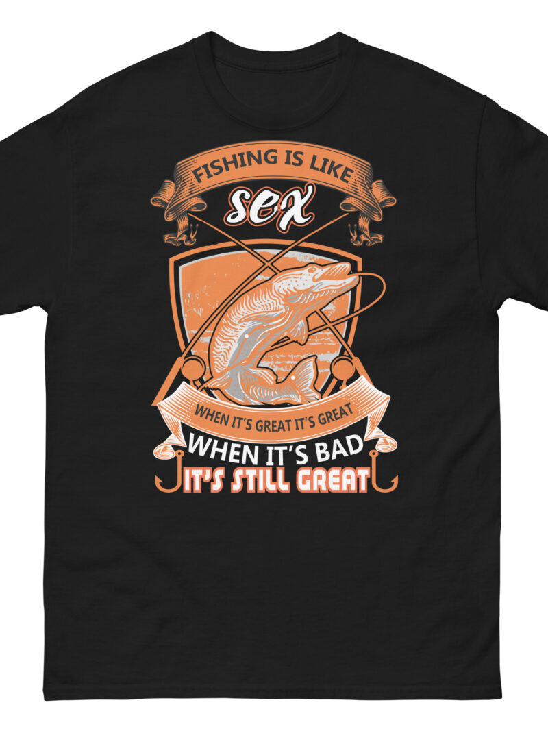 Fishing Is Like Sex T Shirt | Funny Fishing Gift