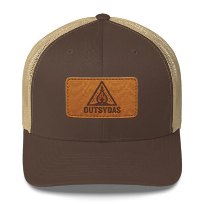 Outsydas Leather Effect Trucker Cap