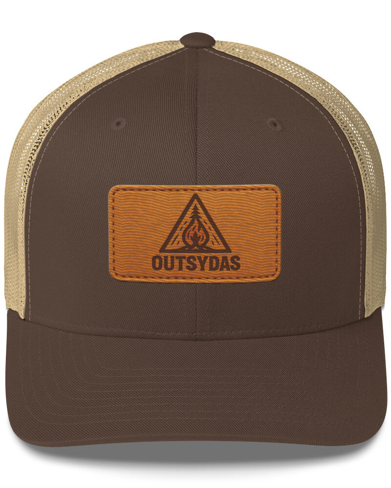 Outsydas Leather Effect Trucker Cap