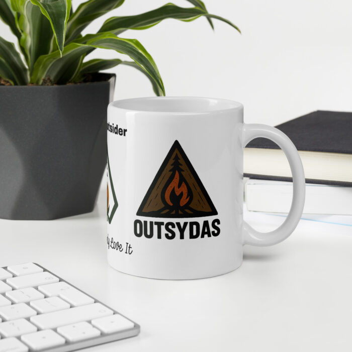 I'm An Outsider And I Bloody Love It Mug White glossy mug - Image 2