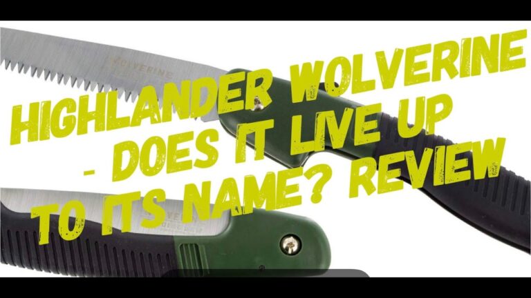 Highlander Wolverine Bushcraft Folding Saw Review 2023