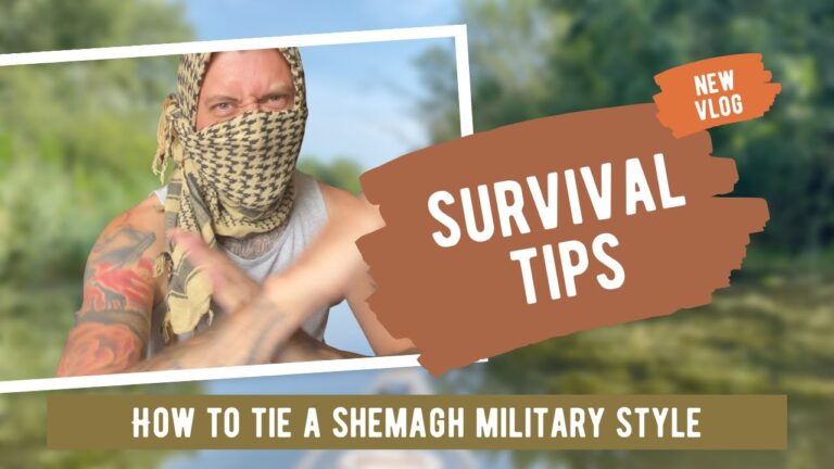 How To Tie A Shemagh Military Style | Beginners Tutorial 2023