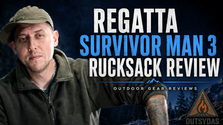 Regatta Survivor Man 3 rucksack review for bushcraft, hiking and outdoor gear use by Outsydas.