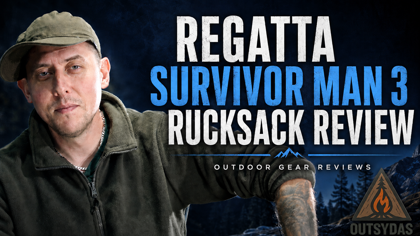 Regatta Survivor Man 3 rucksack review for bushcraft, hiking and outdoor gear use by Outsydas.