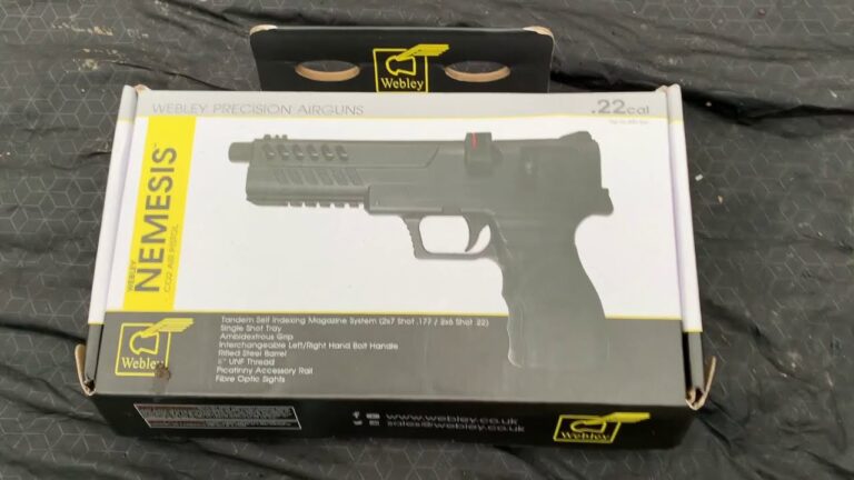 The Webley Nemesis Co2 Air Pistol Review and Unboxing