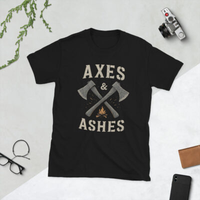 Axes And Ashes Short-Sleeve Unisex T-Shirt