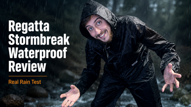 Regatta Stormbreak waterproof jacket and trousers tested in real rain